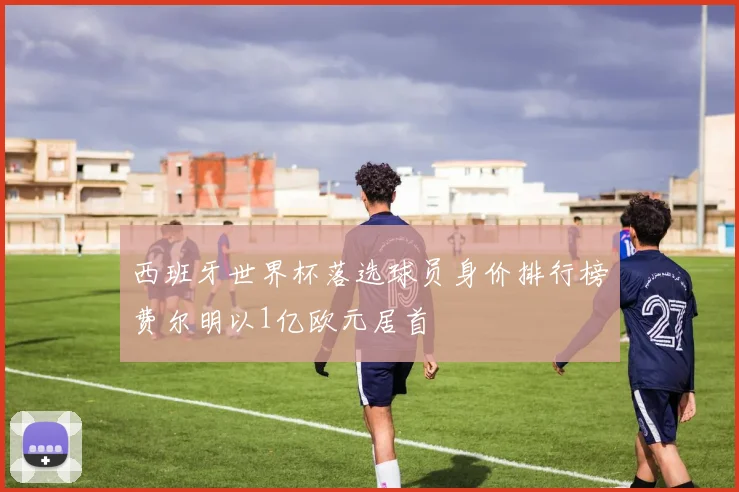 西班牙世界杯落选球员身价排行榜费尔明以1亿欧元居首